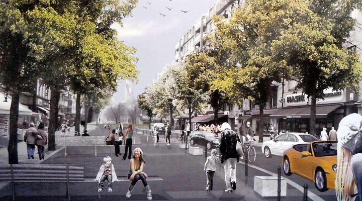 Begegnungszone Maaßenstraße